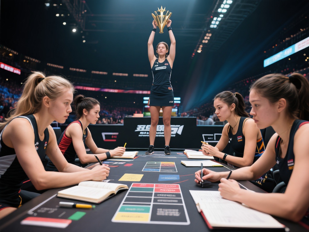 竞女选手之所以能成为赛场之巅的统治者，另一个关键因